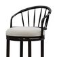 Armen Living Luther Bar Height Stool in Dark Brown, , large