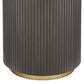 Pacific Landing Jason End Table in White, Charcoal and Brushed Gold, , large