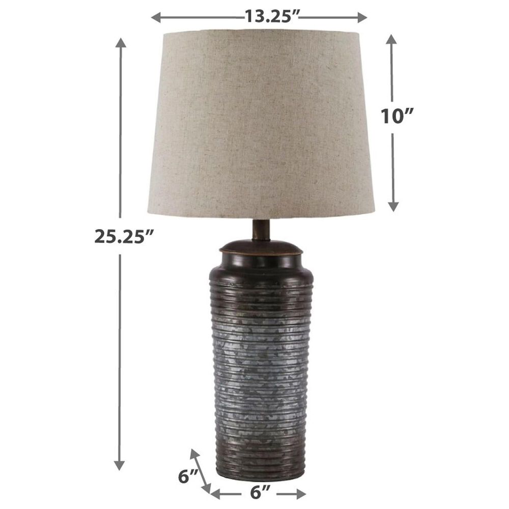 Ashley Norbert Table Lamp in Gray &#40;Set of 2&#41;, , large