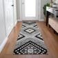 Dalyn Rug Company Portico PO5 Black 2"3" x 7"6" Runner, , large