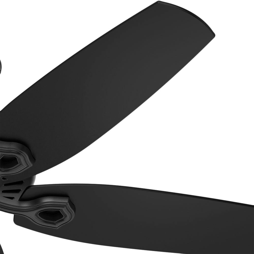 Hunter Builder 52&quot; Outdoor Ceiling Fan in Matte Black, , large