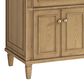 James Martin Vanities Lorelai 72" Double Bathroom Vanity in Light Natural Oak with 3 cm Eternal Jasmine Pearl Silestone Top, Rectangular Sinks and FreePower Wireless Charger, , large
