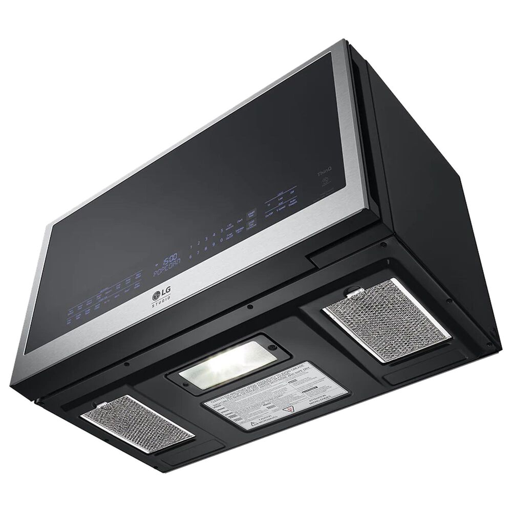 LG Studio 1.7 Cu. Ft. Over-the-Range Microwave with Air Fry in Stainless Steel, , large