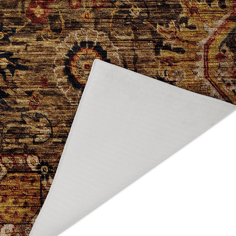 Dalyn Rug Company Silk Road Clove, Brown, Gold, Copper and Charcoal 3&#39; x 5&#39; Area Rug, , large