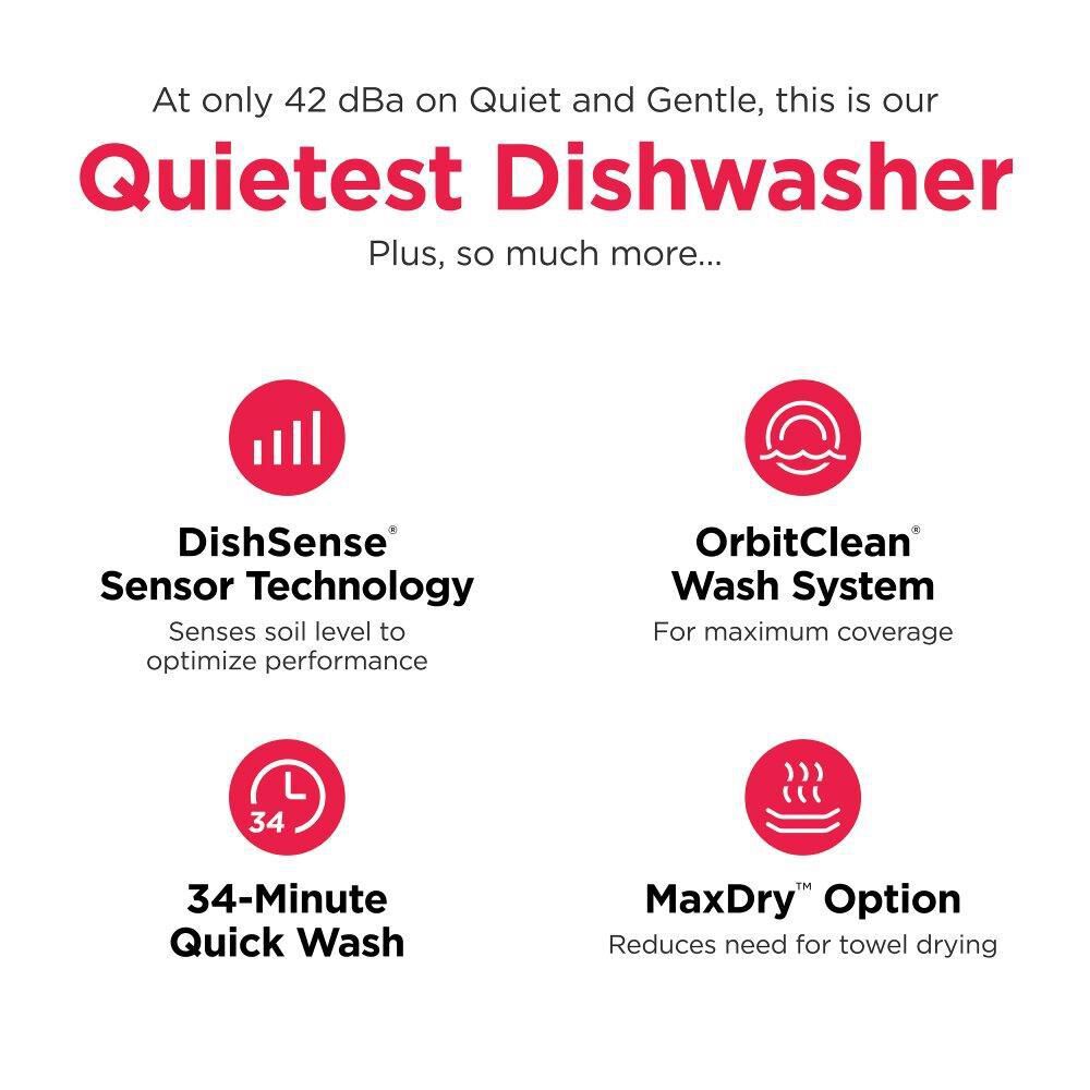Frigidaire Gallery 24&quot; Dishwasher in Stainless Steel, , large