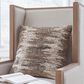 Ashley Nealton 22" Square Throw Pillow in Brown and White, , large