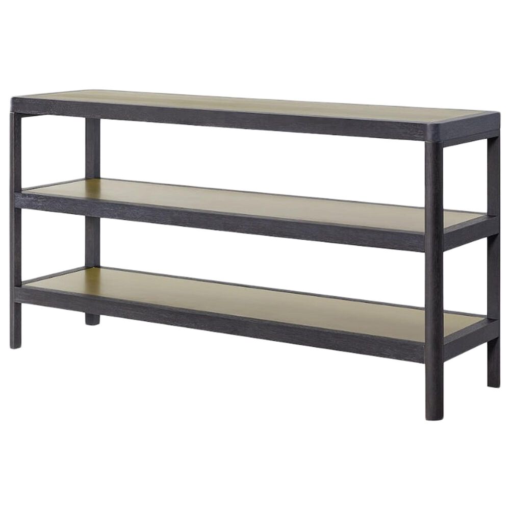 Sterling Timber Elure Channel Console Table in Latte and Peppercorn, , large