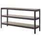 Sterling Timber Elure Channel Console Table in Latte and Peppercorn, , large