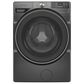 Whirlpool 4.5 Cu. Ft. Smart Front Load Washer and 7.4 Cu. Ft. Smart Gas Dryer Laundry Pair in Volcano Black, , large