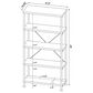 Pacific Landing Analiese 4-Shelf Bookshelf in Mango and Black, , large