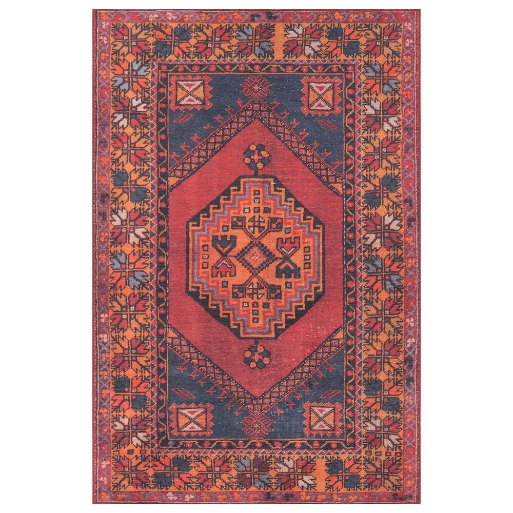 Momeni Afshar AFS-16 10" x 14" Red Area Rug, , large