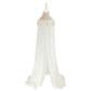 Creative Coop 108" x 20" Cotton Macrame Canopy with Tassels in White, , large