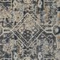 Feizy Kaia 3" x 10" Navy and Beige Runner, , large