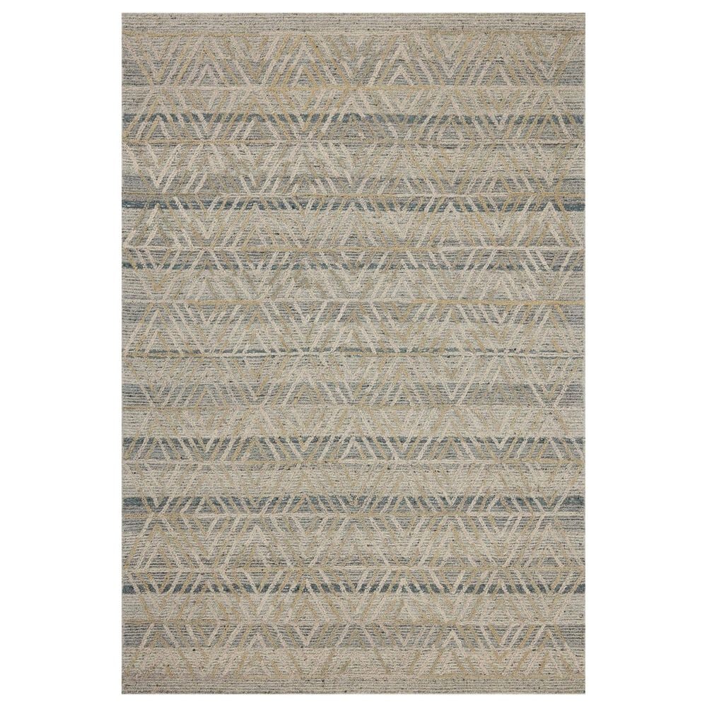 Loloi Elias Fog and Natural 3"6" x 5"6" Area Rug, , large