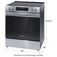 Frigidaire 30" Front Control Electric Range in Stainless Steel, , large