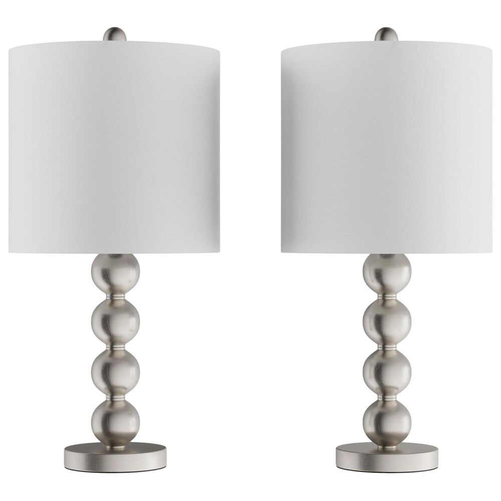 Timberlake Table Lamp Set in Silver - Set of 2, , large