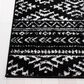Safavieh Tulum TUL272 2" x 9" Black and Ivory Runner, , large