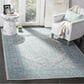 Safavieh Adirondack ADR108L 3" x 5" Light Grey and Teal Area Rug, , large