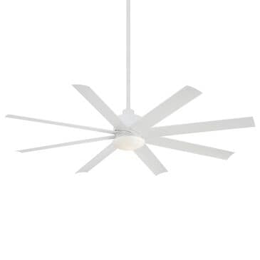 Minka-Aire Slipstream 65" Indoor/Outdoor Ceiling Fan with LED Light in Flat White, , large