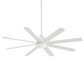 Minka-Aire Slipstream 65" Indoor/Outdoor Ceiling Fan with LED Light in Flat White, , large