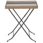 Maple and Jade Tray Top Accent Table in Gold and Black, , large