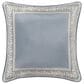 J. Queen New York Lorenzo 18" Square Throw Pillow in Blue, , large