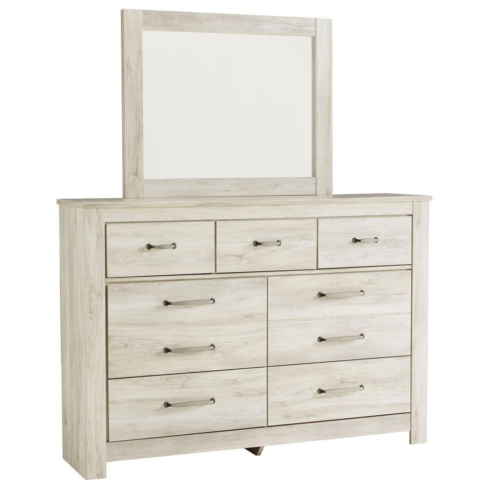 Ashley Bellaby Dresser and Mirror in Whitewash, , large