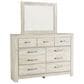 Ashley Bellaby Dresser and Mirror in Whitewash, , large