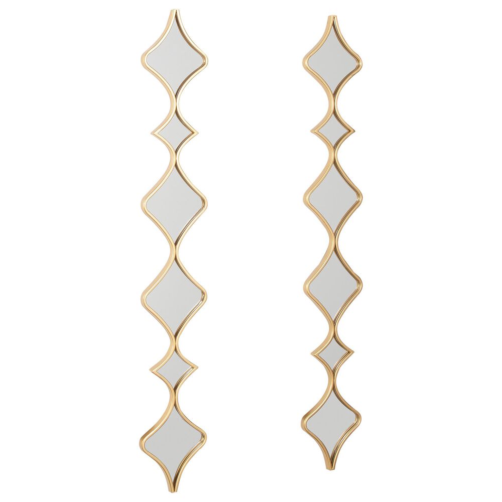 Ashley Harriswood Accent Wall Mirror in Gold (Set of 2), , large