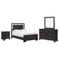 Ashley Covetown 4-Piece Full Bedroom Set in Dark Brown, , large