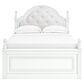 Ashley Kozlani Full Upholstered Storage Bed in Matte White, , large