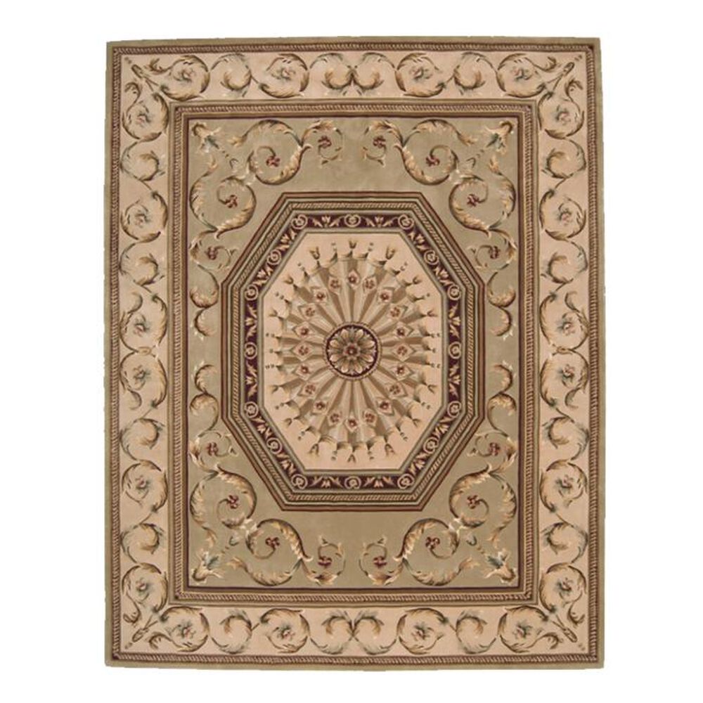 Nourison Versailles Palace VP10 5"3" x 8"3" Sage Area Rug, , large
