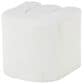 Maple and Jade 18" Boucle Accent Ottoman in White, , large