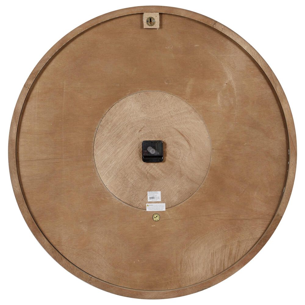 Maple and Jade 30&quot; Wall Clock in Pale Gray, , large