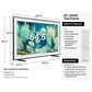 Samsung 65" Class LS03F The Frame QLED 4K in Black - Smart TV, , large