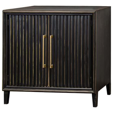 Ardent Home Riley 2-Door Small Console in Golden Black, , large