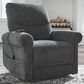 Ashley Aureta Power Lift Recliner in Charcoal, , large