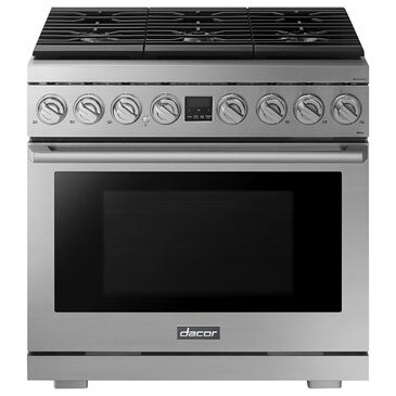 Dacor 36" Dual Fuel Range in Stainless Steel, , large
