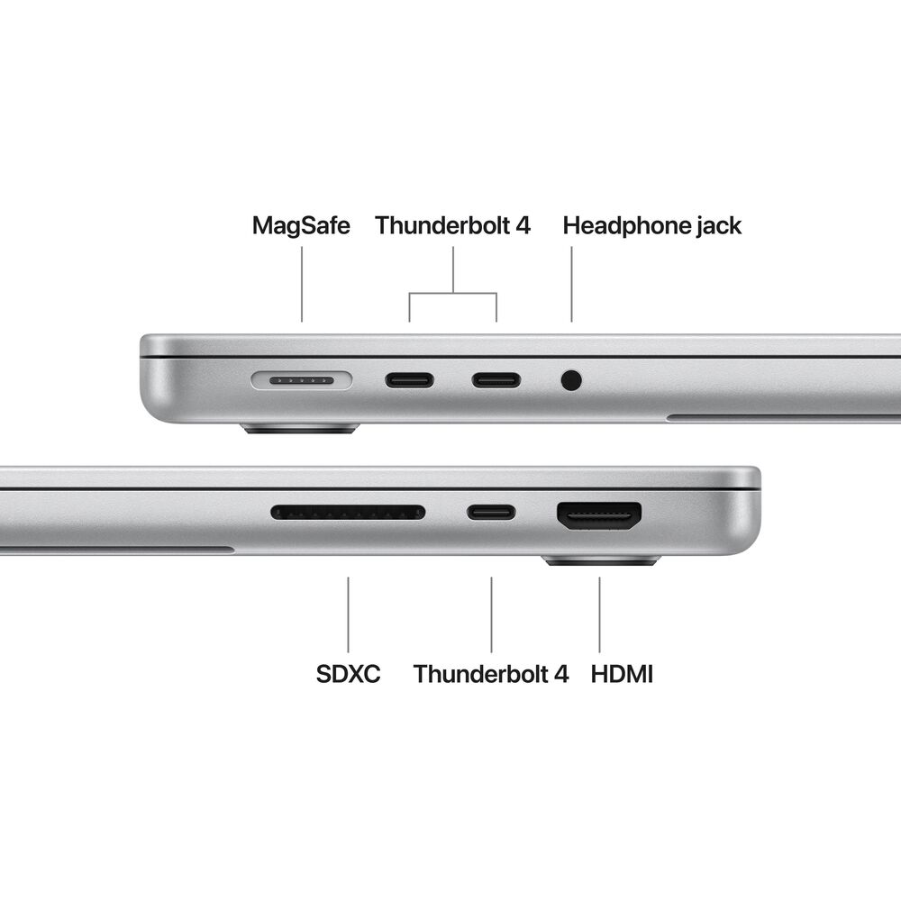 Apple MacBook Pro 14-inch Laptop M6 Chip - 12-core CPU - 12-core GPU - 24GB Memory - 1TB SSD - Silver (Latest Model) (Pre-Order), , large
