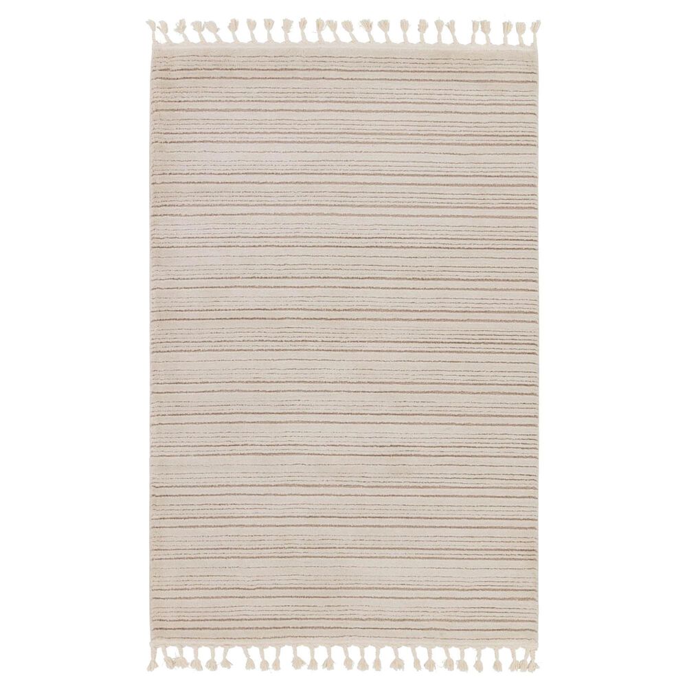 Jaipur Jaida Khoda Gray Morn and Humus 6"3" x 9"6" Area Rug, , large