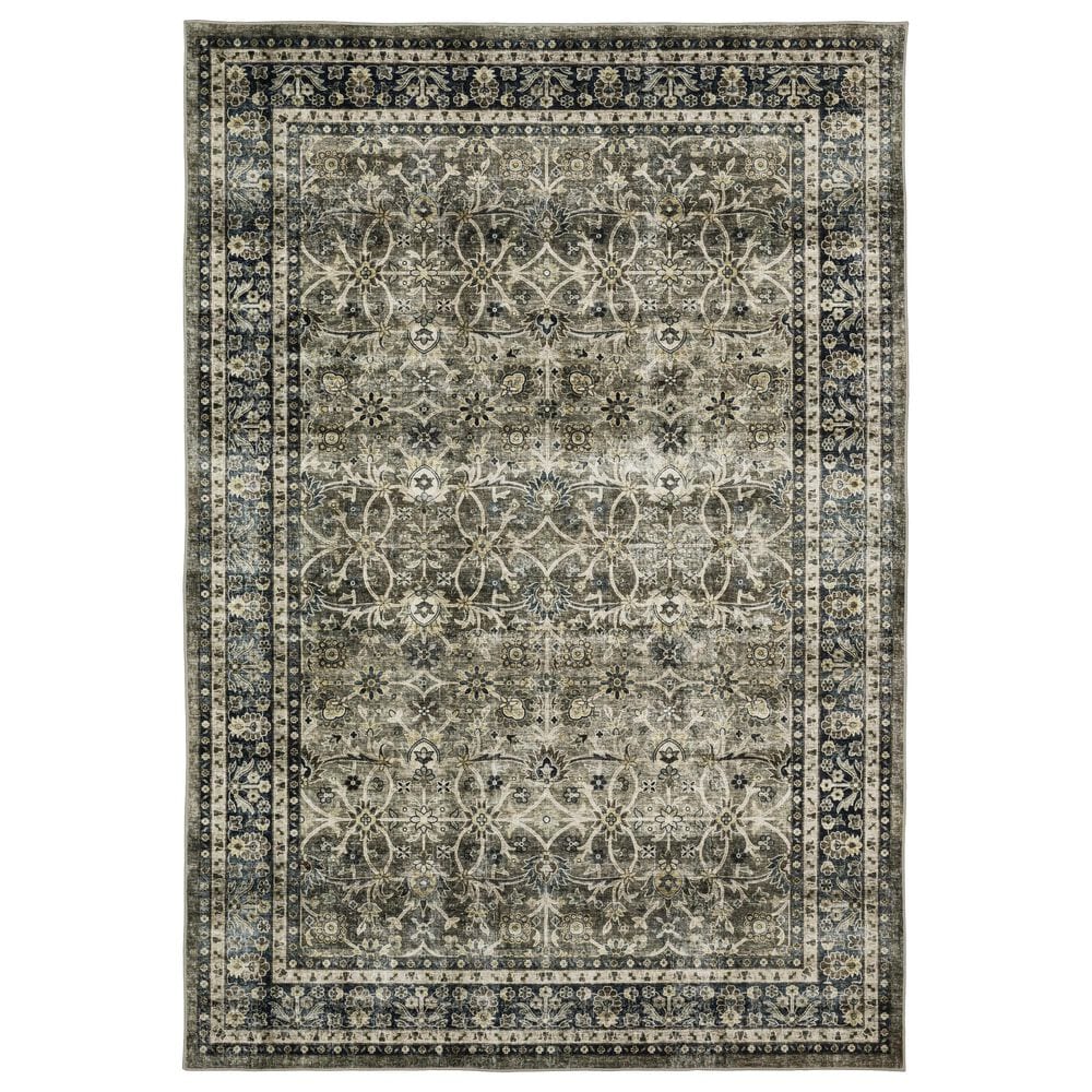 Oriental Weavers Sumter 2" x 3" Grey and Blue Area Rug, , large