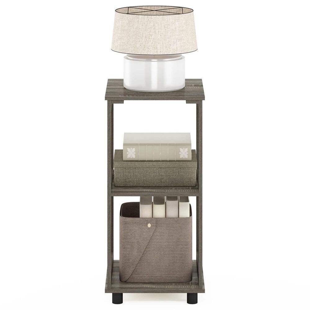 HOMLUX 2-Tier Tall End Table in French Oak, , large