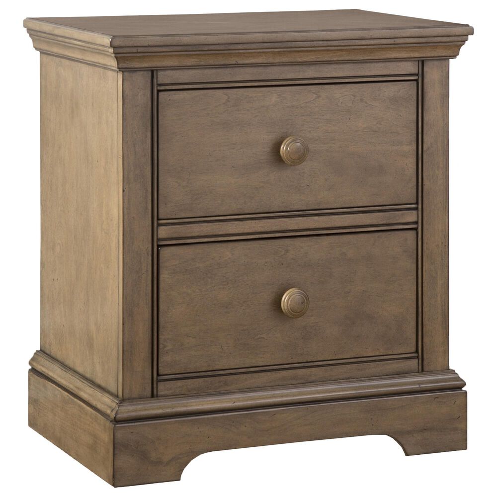 Eastern Shore Hanley 2-Drawer Nightstand in Cashew, , large