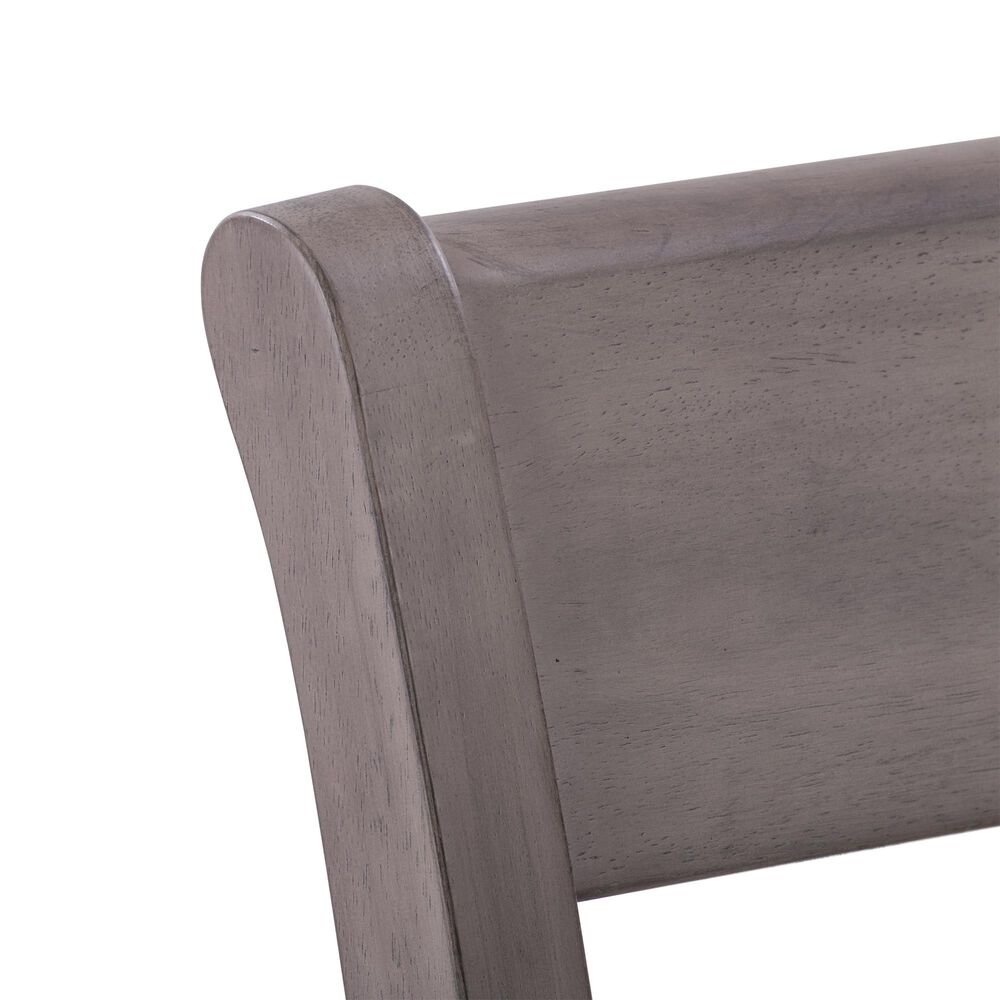 CorLiving New York Counter Height Chair in Washed Grey/Black &#40;Set of 2&#41;, , large