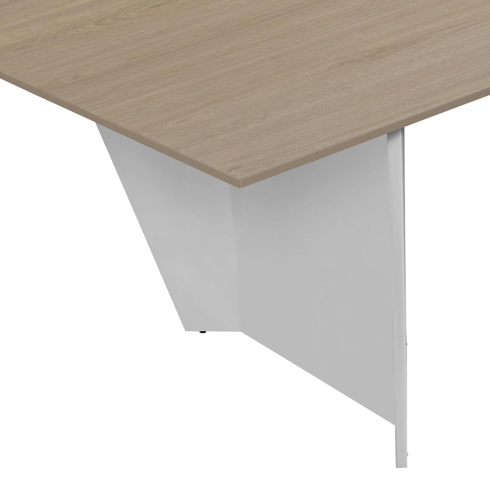 Regency Global Sourcing Array 96" Conference Table in White and Noble Oak, , large