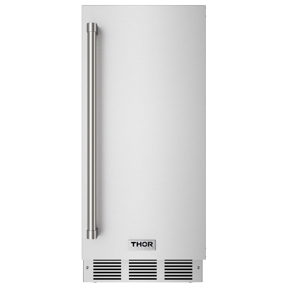 Thor Kitchen 26 Lbs Ice Maker with Top-Hat Cube Ice in Stainless Steel, , large