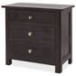 Hooker Furniture Driftwood 3-Drawer Nightstand in Burnt Timber, , large