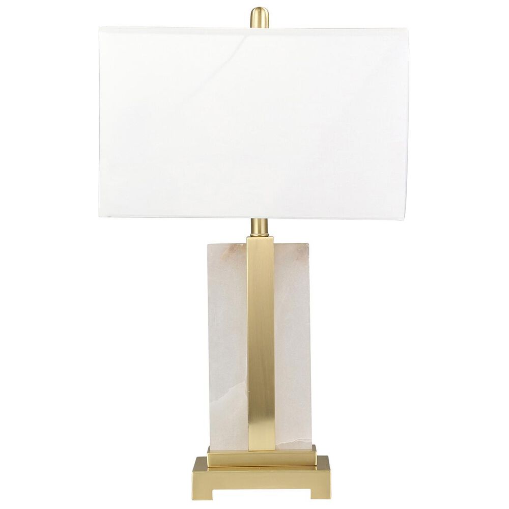 Sagebrook Home 28" Table Lamp in White and Gold, , large