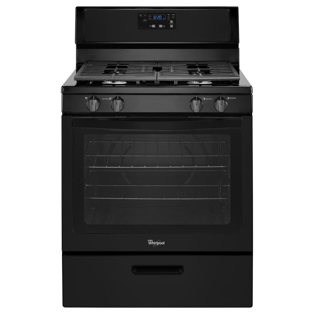 Whirlpool 5.1 Cu. Ft. Freestanding Gas Range with Under-Oven Broiler in Black, , large