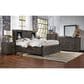 A-America Sun Valley 3 Piece Queen Storage Bedroom Set in Charcoal, , large